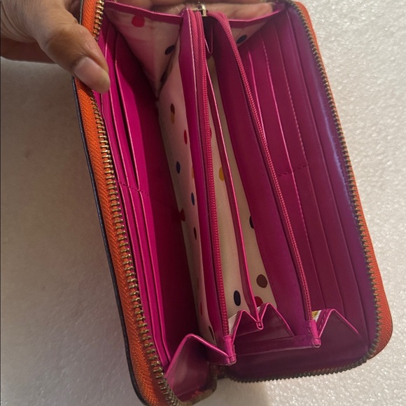 Kate Spade Orange Wallet - Picture 7 of 16